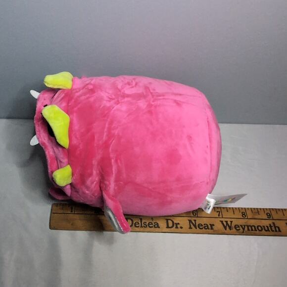 MeWaii Fluffffy Family Pitaya Cow Stuffed Animal Kawaii Plush Pillow Squishy Toy - Picture 7 of 10